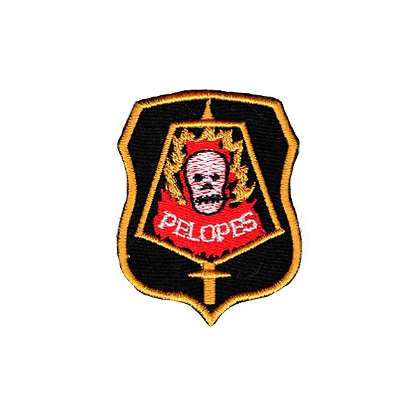 Patch Bordado Pelopes com Fecho de Contato