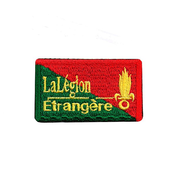 Patch Bordado La Legion Estrangeira com Fecho de Contato
