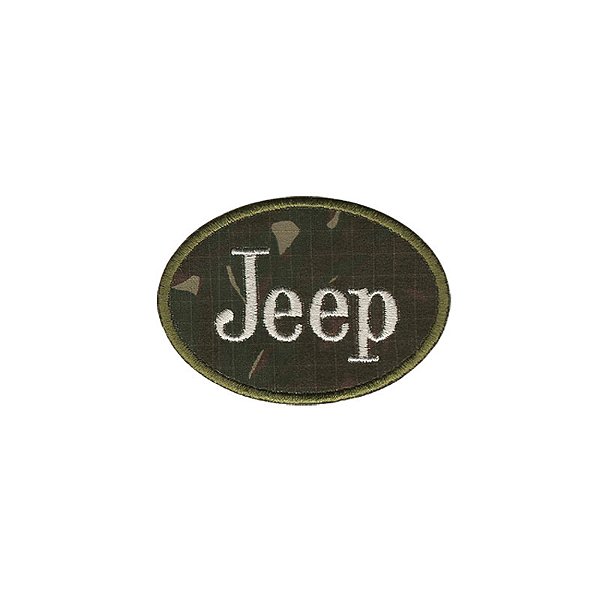 Patch Bordado Jeep CMF com Fecho de Contato