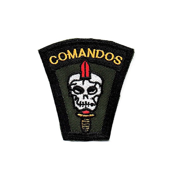 Patch Bordado Comandos com Fecho de Contato