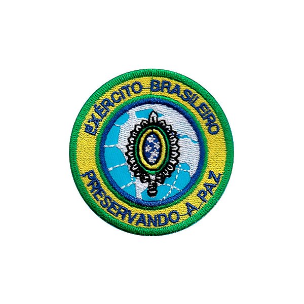 Patch Bordado Com Fecho de Contato EB Preservando a Paz