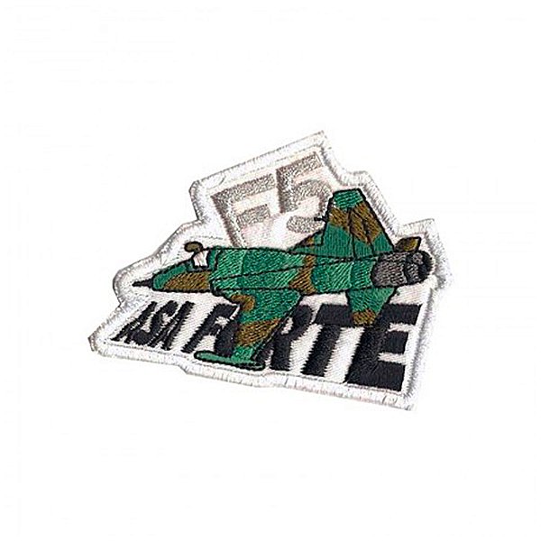 Patch Bordado F5 - Asa Forte com Fecho de Contato