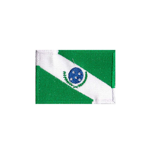 Patch Bordado com Fecho de Contato Bandeira Paraná