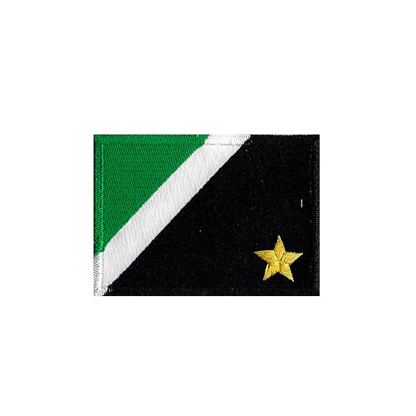 Patch Bordado com Fecho de Contato Bandeira Mato Grosso do Sul