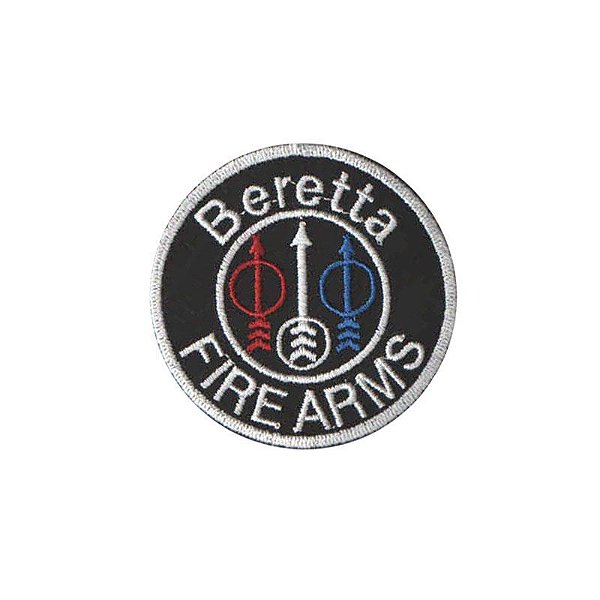Patch Bordado Beretta Fire Arms com Fecho de Contato