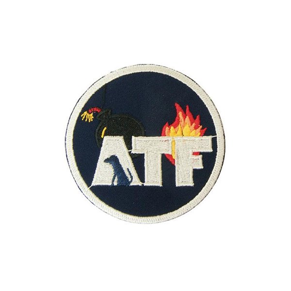 Patch Bordado ATF com Fecho de Contato