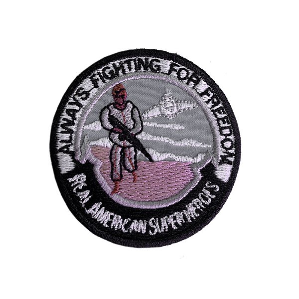 Patch Bordado Super Heroes com Fecho de Contato