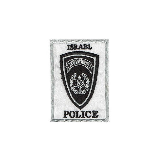 Patch Bordado Israel Police com Fecho de Contato
