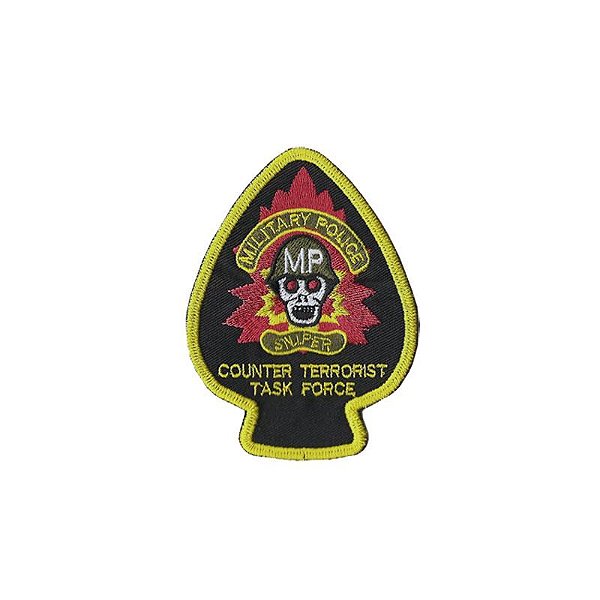 Patch Bordado Military com Fecho de Contato