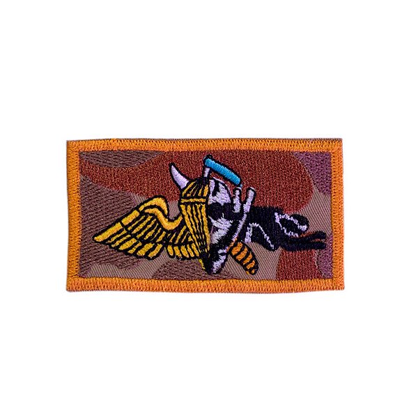 Patch Bordado Anfíbios com Fecho de Contato