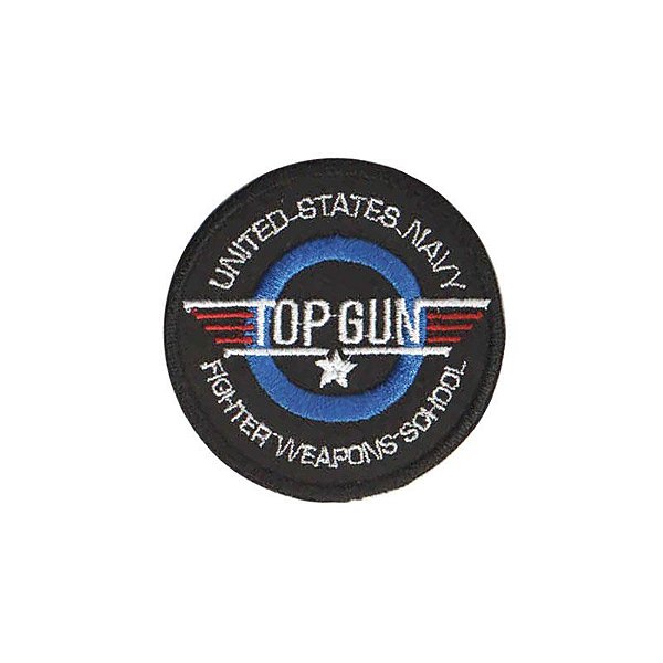 Patch Bordado Top Gun II com Fecho de Contato