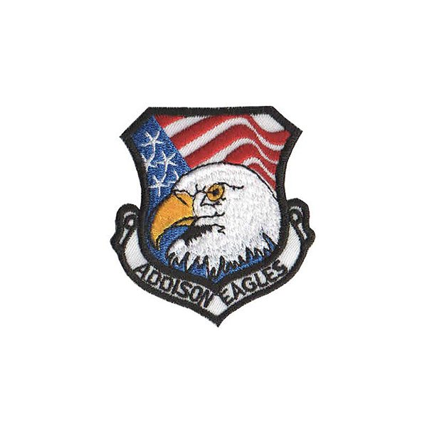 Patch Bordado Addison Eagle com Fecho de Contato