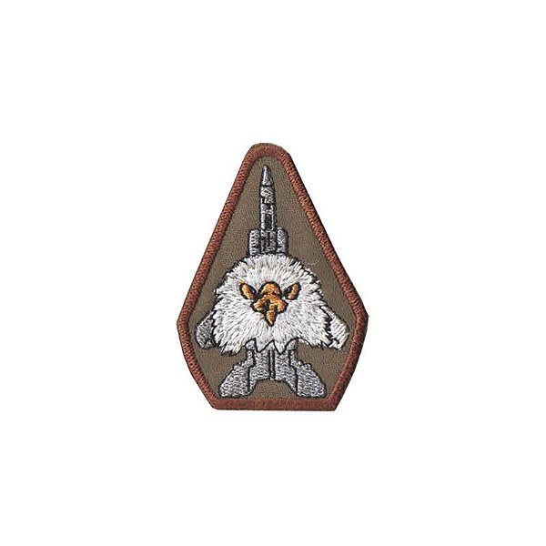 Patch Bordado Caça Águia com Fecho de Contato