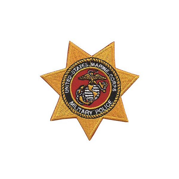 Patch Bordado M C Military Police com Fecho de Contato