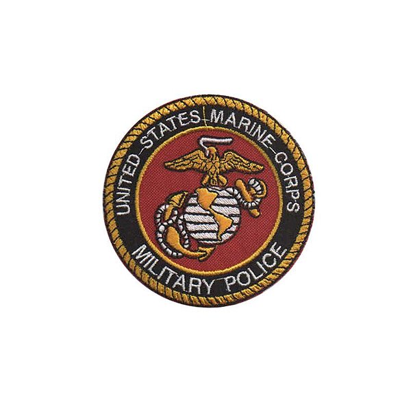 Patch Bordado M C Military Police 2 com Fecho de Contato