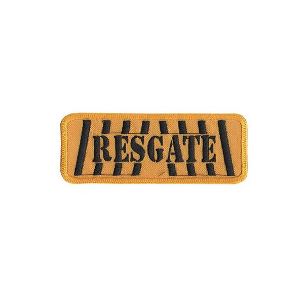 Patch Bordado Resgate com Fecho de Contato