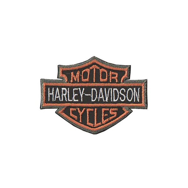 Patch Bordado Harley Davidson I com Fecho de Contato
