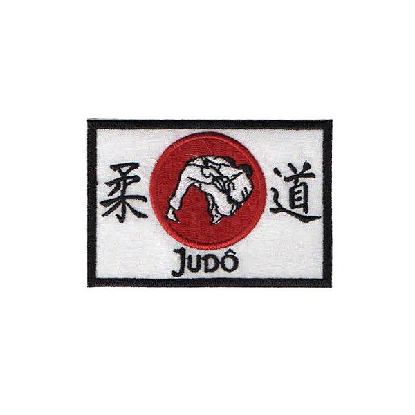 Patch Bordado Judô II com Fecho de Contato