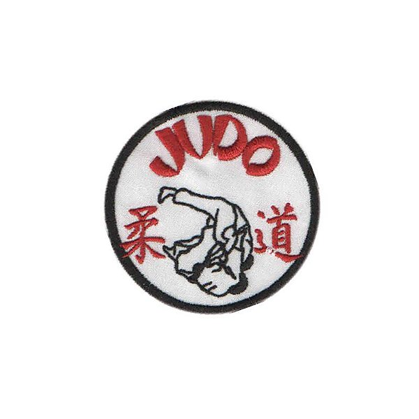 Patch Bordado Judô III com Fecho de Contato