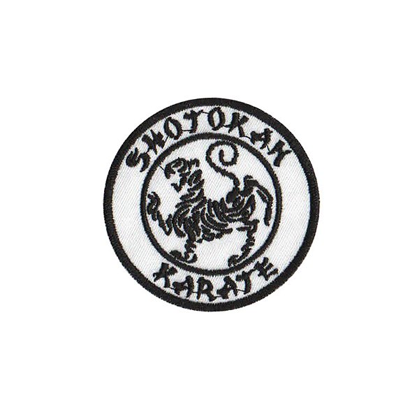 Patch Bordado Shotokan Karate com Fecho de Contato