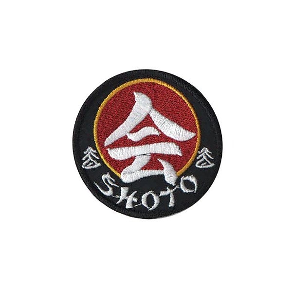Patch Bordado Shoto - Karatê Kimonos com Fecho de Contato