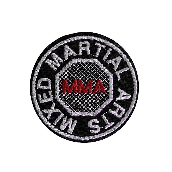 Patch Bordado Arts Mixed Martial com Fecho de Contato