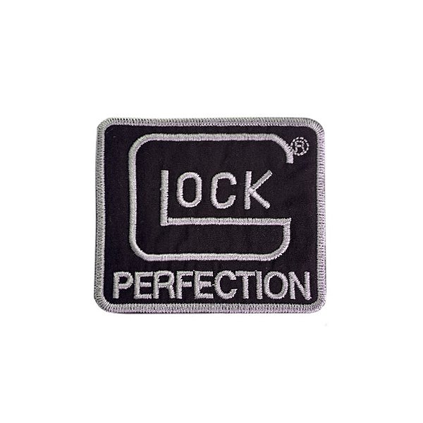 Patch Bordado Glock Perfection com Fecho de Contato