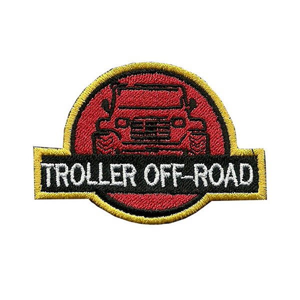 Patch Bordado Troller Off Road com Fecho de Contato
