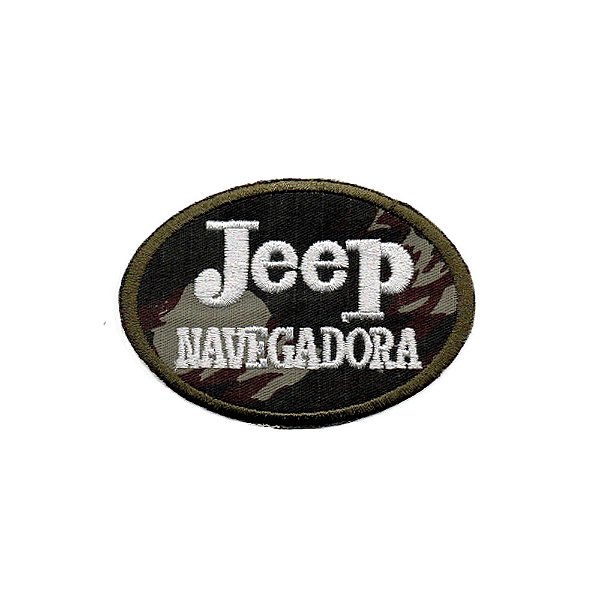 Patch Bordado com Fecho de Contato Jeep Navegadora