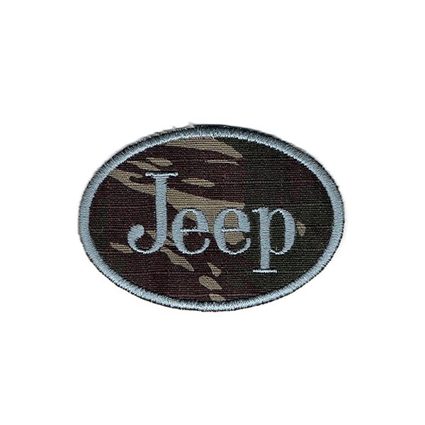 Bordado Termocolante Jeep Camuflado