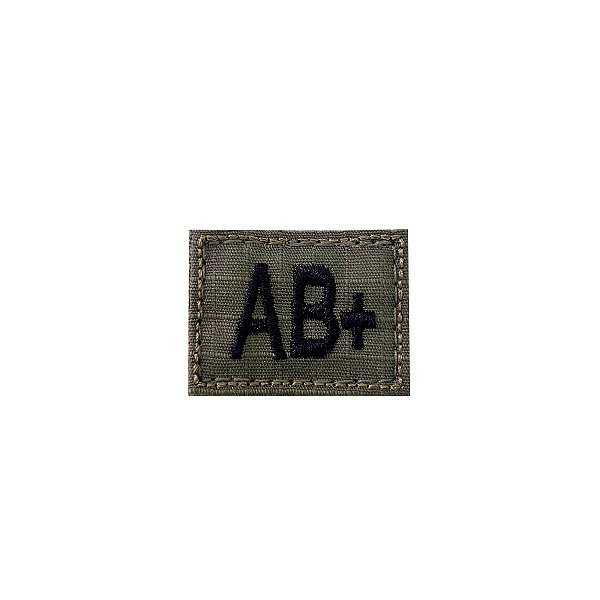 Divisa Bordada Tipo Sanguíneo AB+ | Verde - Elite Comandos