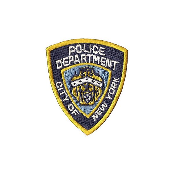 Bordado Termocolante Police Dep New York