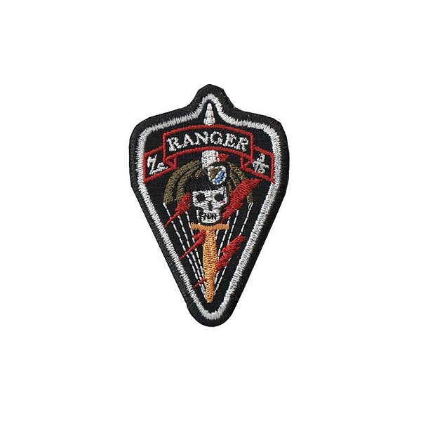 Bordado Termocolante Ranger Caveira