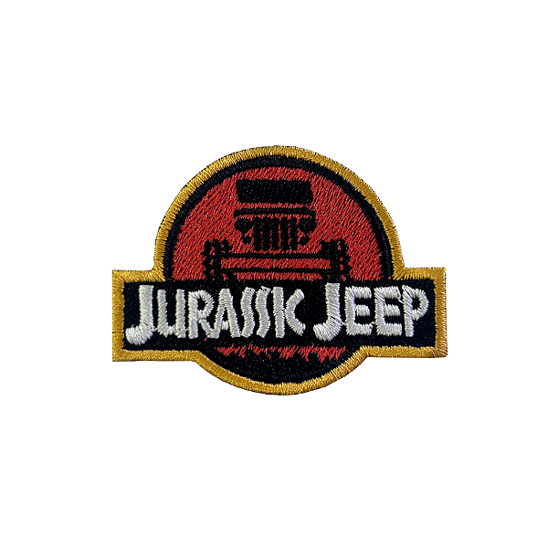 Bordado Termocolante Jurassic Jeep