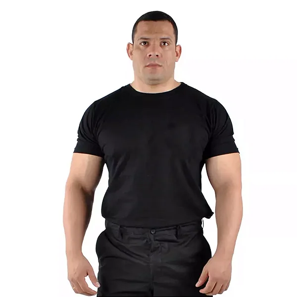 Camiseta sem Estampa Preta