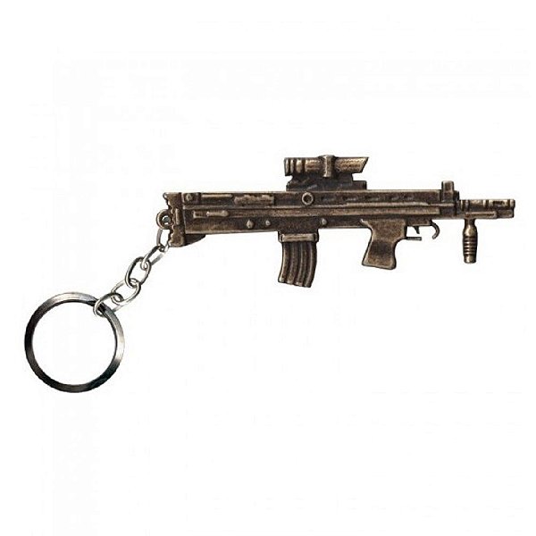 Chaveiro Bullpup Dourado | Bélica