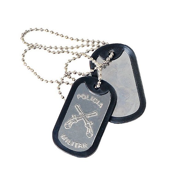 Plaqueta de Identificação Policia Militar