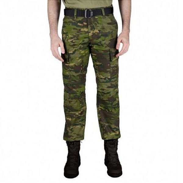 Calça Masculina Combat Camuflada Tropic | Bélica