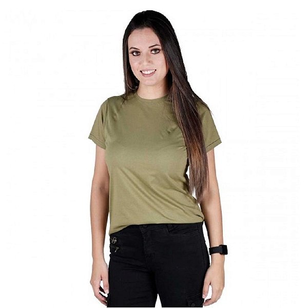Camiseta Feminina Soldier Verde | Bélica