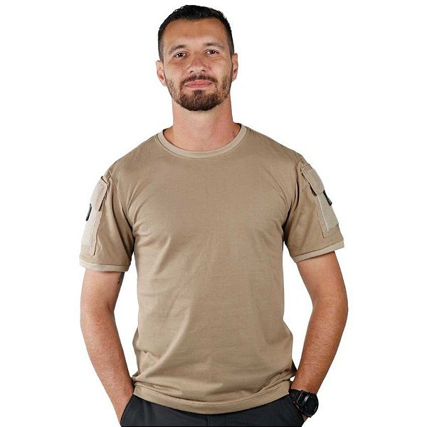 Camiseta Tática Masculina Ranger Coyote | Bélica
