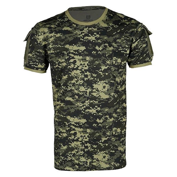 Camiseta Tática Masculina Ranger Camuflado Digital Pântano | Bélica