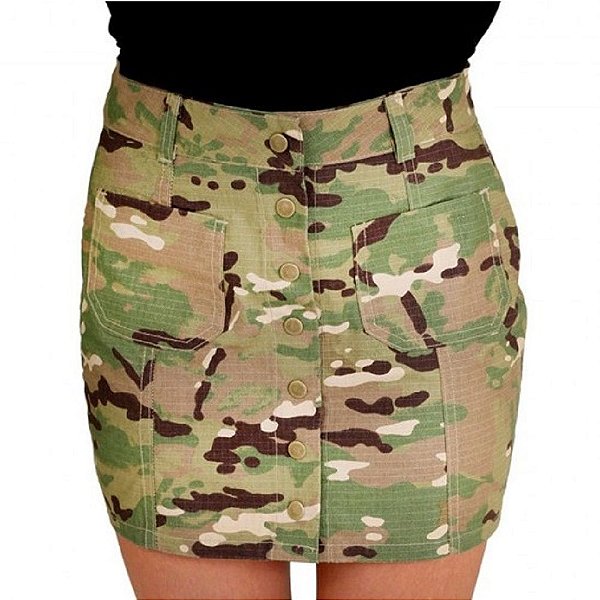 Saia Sophia Camuflado Multicam | Treme Terra