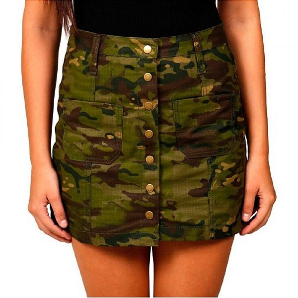 Saia Sophia Camuflado Tropic | Treme Terra