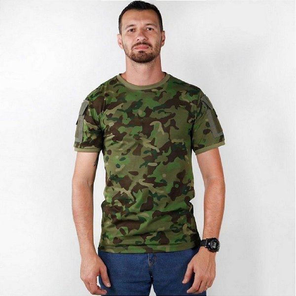 Kit 3 Camisetas Masculina Ranger Camuflada | Bélica