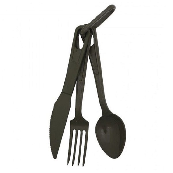 Talher em Polímero Camping Verde