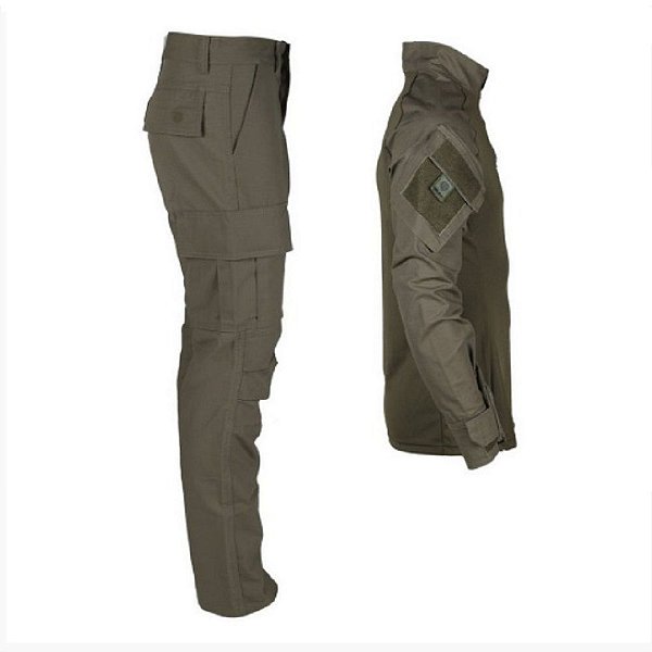 Conjunto Calça e Combat Shirt Verde | Bélica