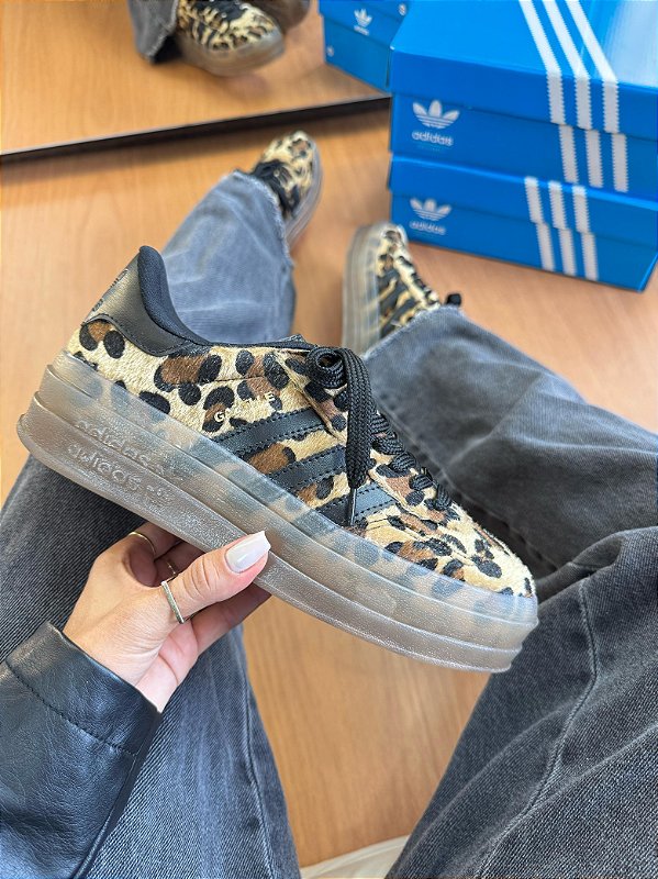 Tênis Gisele Plataforma Onça