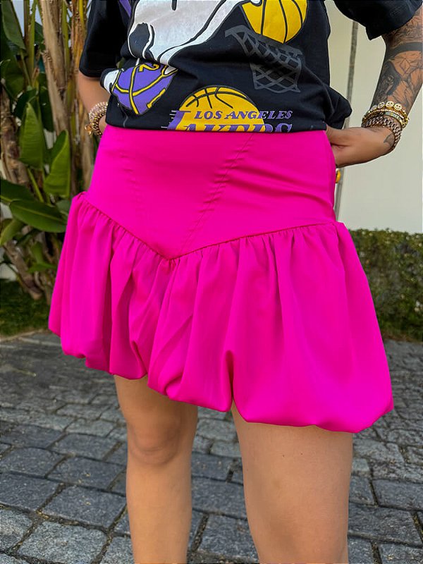 Saia Balonê Pink