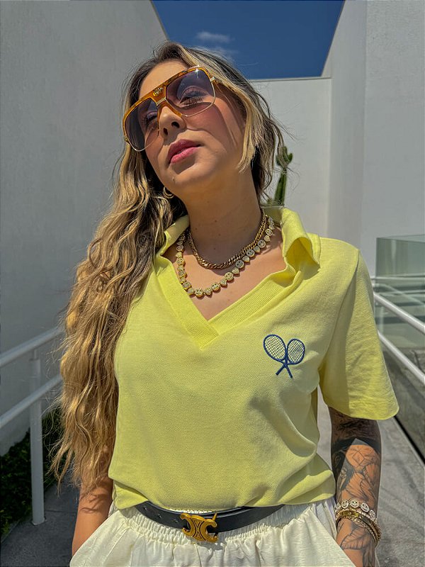 Camisa Polo Butter Yellow