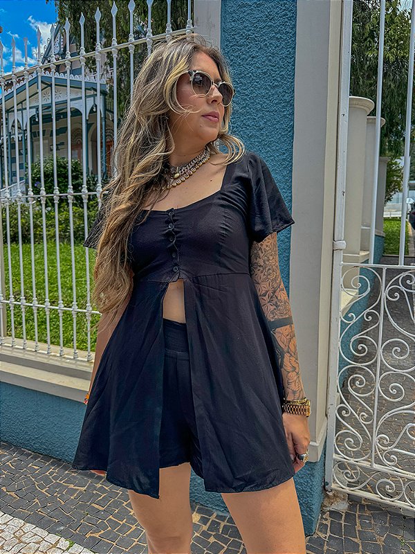 Conjunto Manu Alfaiataria Black